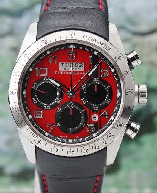 (image for) LIKE NEW TUDOR FASTRIDER STAINLESS STEEL WITH RED DIAL / 42000D